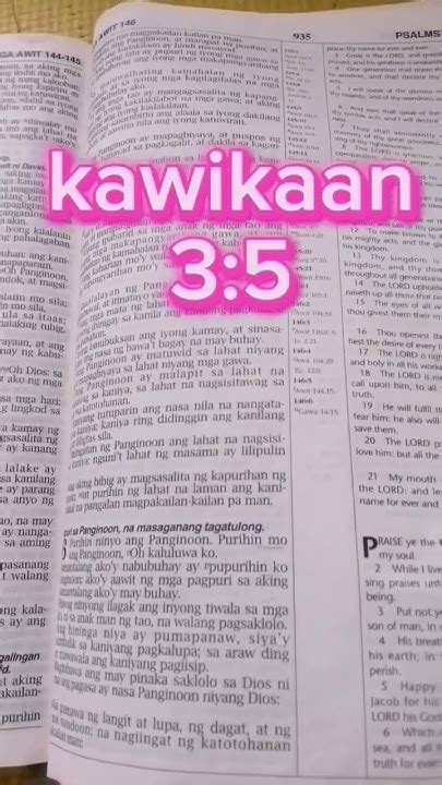 kawikaan 5|Kawikaan 5 Parallel Bible .